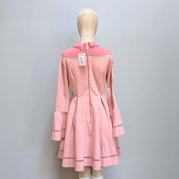 Ted Baker Pippiy Lace Ladder Pink Dress Pink - Ted Size 2 - New - Picture 5 of 16